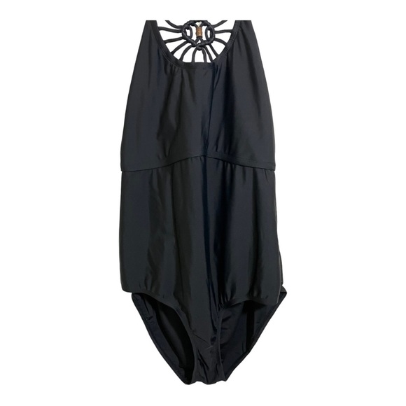 Playa Swim one piece black neck strap design back strap. 2X 18W 20W plus… - Picture 4 of 10